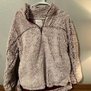 Nordstrom Fuzzy Half Zip